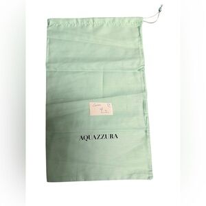 Aquazzura Light Green Drawstring Bag